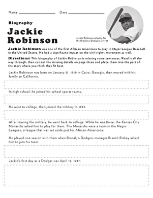 Jackie Robinson Biography