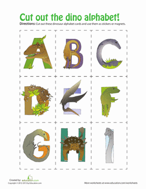Dinosaur Alphabet