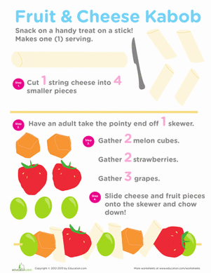 Fruit and Cheese Kabobs