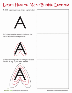 How to Make Bubble Letters