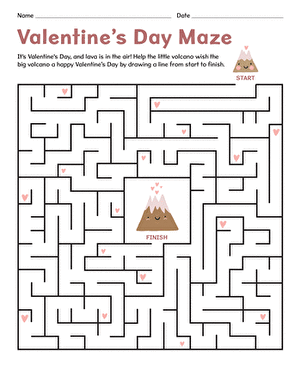 Valentine's Day Maze