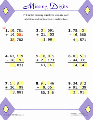 Equation Puzzles