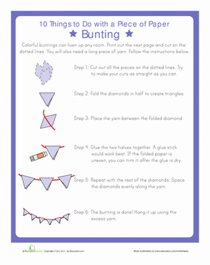 Paper Bunting