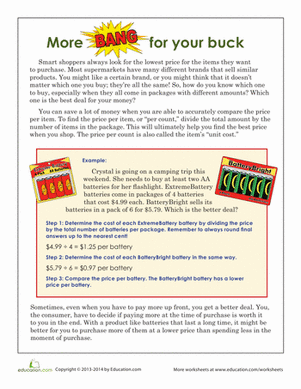 More Bang for Your Buck