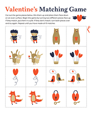Valentine's Matching Game