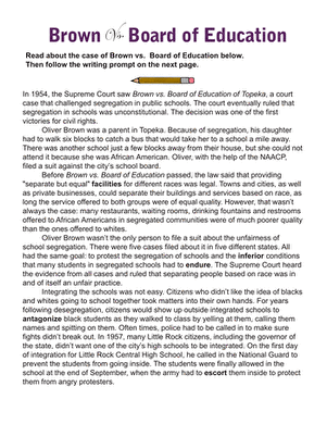 Brown vs. Board of Education