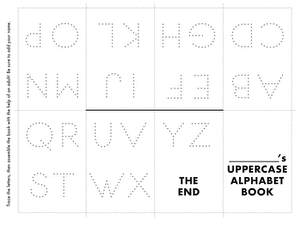 Tracing Uppercase Letters: Mini Alphabet Book