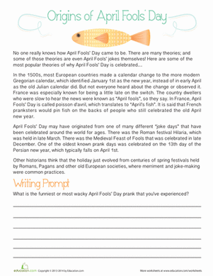 April Fools' Day History