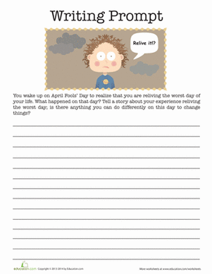 Silly Writing Prompt for Kids
