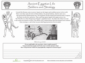 Ancient Egypt Soliders and Strategy