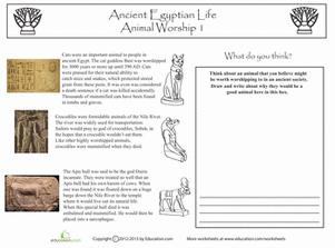 Animal Worship in Ancient Egypt