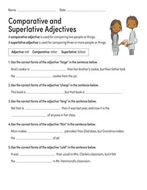 Comparatives and Superlatives