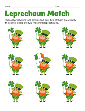 Leprechaun Match large image