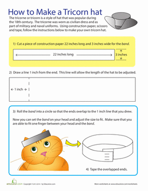 How to Make a Tricorn Hat