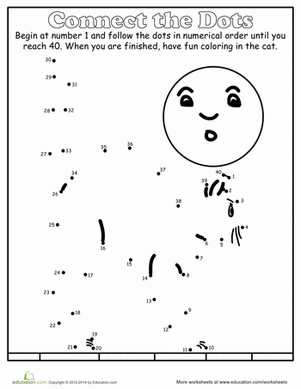 Halloween Dot-to-Dot: Cat