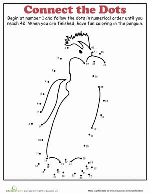 Penguin Dot-to-Dot