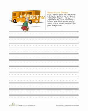 Ghost Writing Prompt