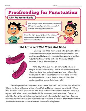 Proofreading for Punctuation