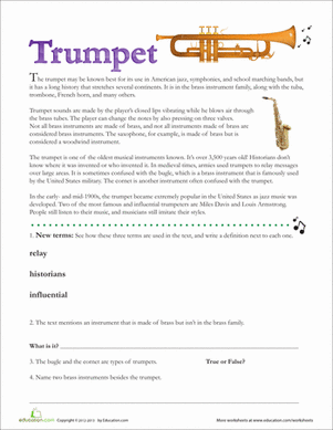 Trumpet Facts