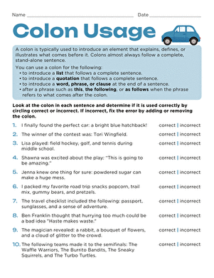 Colon Usage large image