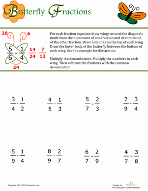 Butterfly Method for Fractions