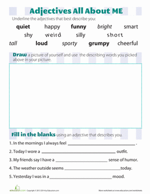 Adjectives that Describe You