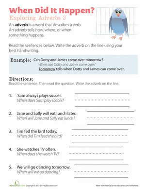 When Adverbs