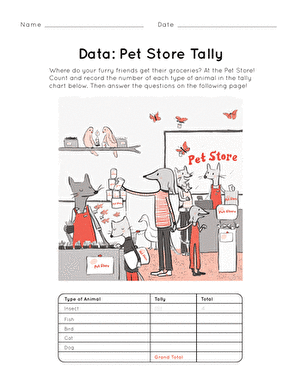 Doing Data: The Pet Store Tally