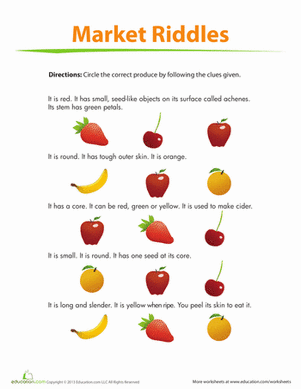 Fruit Riddles