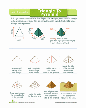 How to Draw a Pyramid
