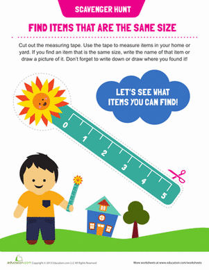 Measuring Scavenger Hunt