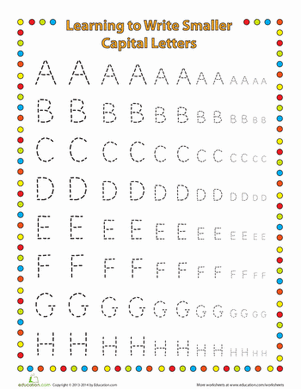 Smaller Letters: Upper Case