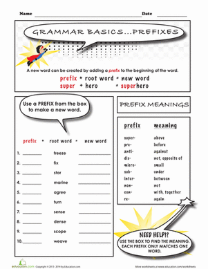 Learning Prefixes