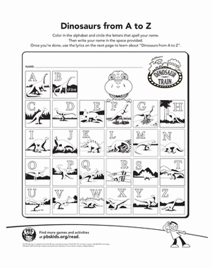 Dinosaurs A to Z!