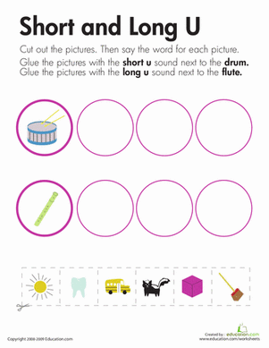 Vowel Sounds: Short and Long "U"