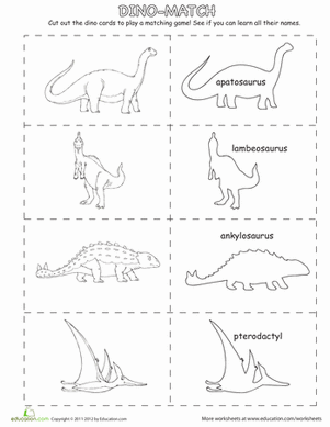 Dinosaur Matching Game