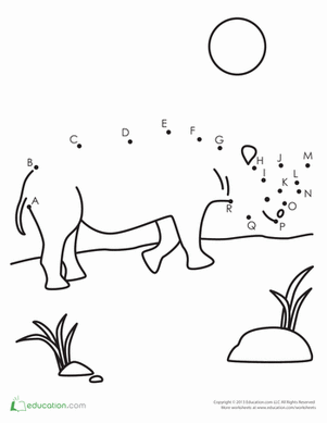 Connect the Dots A-R: Rhino!