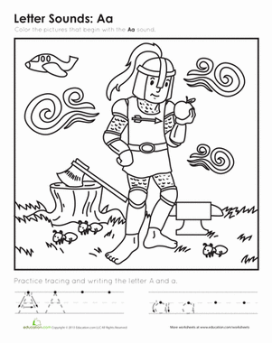 Letter Sounds: The Letter A