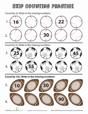 Skip Counting: Let's Practice!