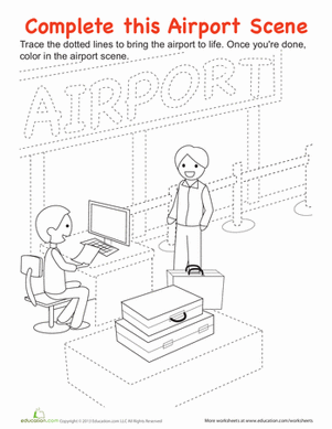 Airport Scene