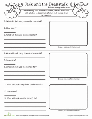 Jack and the Beanstalk: Follow Along and Count