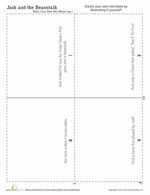 Jack and the Beanstalk: Short Version Minibook