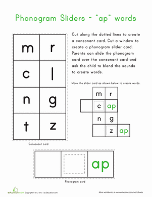 'ap' Word Family