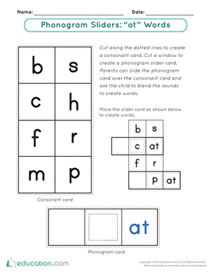 'at' Word Family