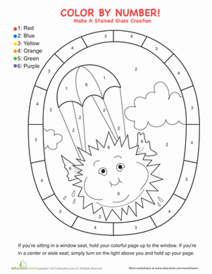 Window Color By Number