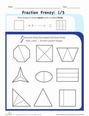 Fraction Frenzy: 1/3