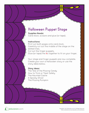 Halloween Puppets