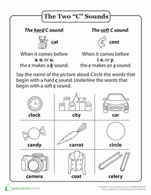 Hard and Soft "C" Words