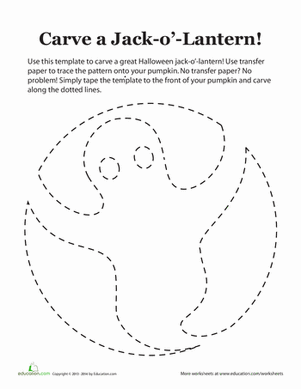 Pumpkin Carving Pattern