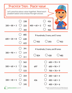 Practice Test: Place Value